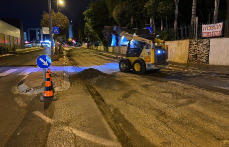 שידרוג כבישים ברעננה